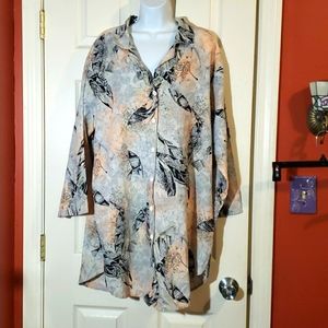 Improved Living button up Blouse